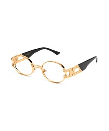9five（ナインファイブ）の「【9FIVE】9five ST. James Black & 24K Gold Clear L（サングラス）」