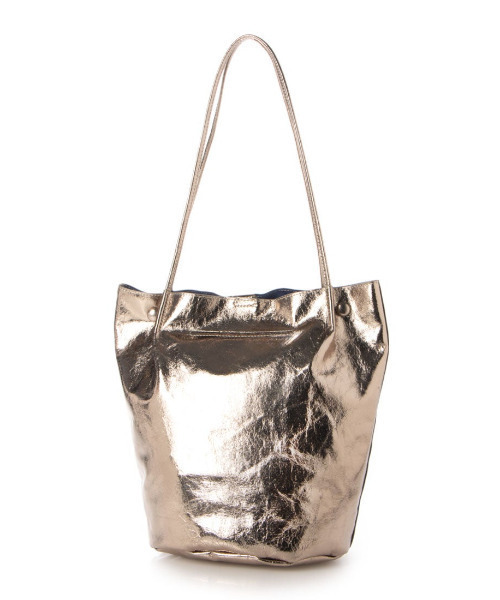 cache cache（カシュ カシュ）の「カシュカシュ cachecache / クラッシュメタリック肩入れバケツトートバッグ（トートバッグ・レディース・ブラック/シルバー系その他/シルバー/ゴールド・FREE）」の18枚目の写真