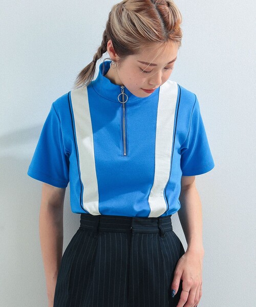 日本製 90s 初期 Ray Beams ドライバーズ ハイネックジップブルゾン 61151110646_C_3.jpg
