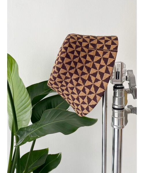 MURUA（ムルーア）の「ニットジャガードベルハット（ハット・レディース・ブラック/その他1・FREE）」の3枚目の写真