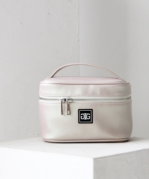 GYDA（ジェイダ）の「GYDA(ジェイダ)バニティポーチ / ラバーワッペン GY-P134（ポーチ・レディース・ライトグリーン/シルバー系その他/ブラック・FREE）」の3枚目の写真