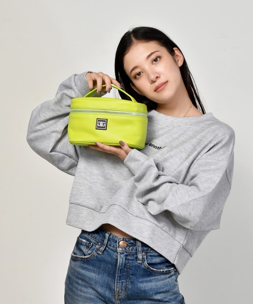 GYDA（ジェイダ）の「GYDA(ジェイダ)バニティポーチ / ラバーワッペン GY-P134（ポーチ・レディース・ライトグリーン/シルバー系その他/ブラック・FREE）」の6枚目の写真