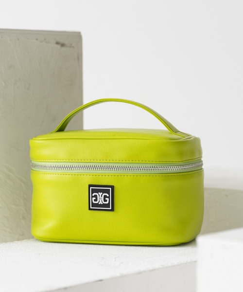 GYDA（ジェイダ）の「GYDA(ジェイダ)バニティポーチ / ラバーワッペン GY-P134（ポーチ・レディース・ライトグリーン/シルバー系その他/ブラック・FREE）」の9枚目の写真