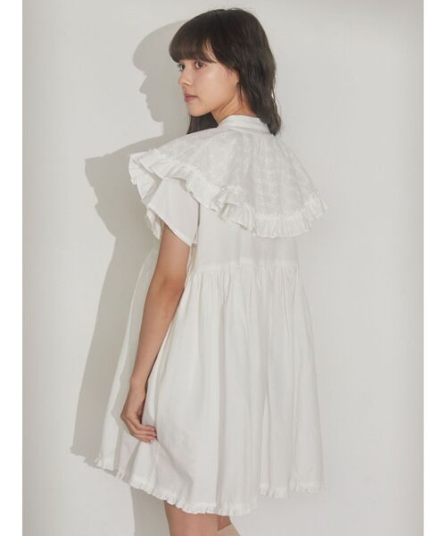 merry jenny(メリージェニー)の「半袖レース2wayミニワンピース(ワンピース・レディース・ラベンダー/オフホワイト/ライトブルー・FREE)」の13枚目の写真