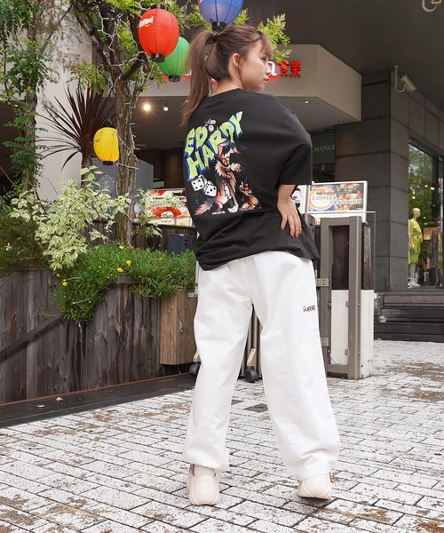Laufer(ロイファー)の「【Laufer】コットンツイル ワイドパンツ / Cotton twill wide leg trousers / パンツ ワイドテーパード バルーンパンツ(チノパンツ・メンズ・ブルー/カーキ/ブラック/ホワイト・S/M/L/XL)」の21枚目の写真