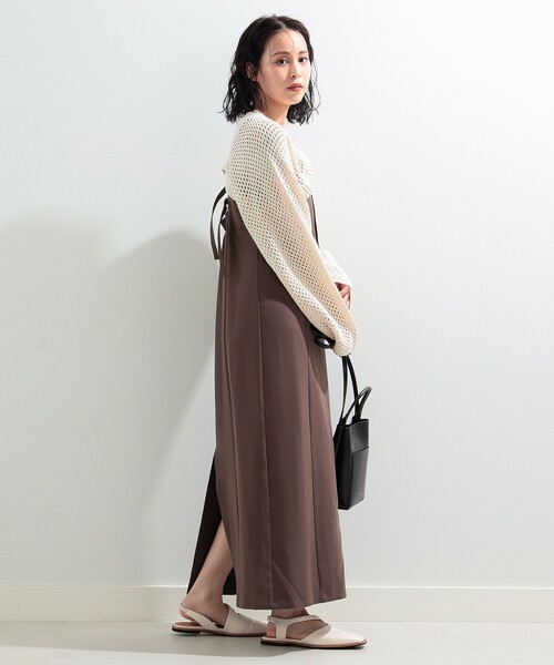 Ray BEAMS（レイビームス）の「Ray BEAMS / 2way アーム ボレロ（カーディガン/ボレロ・レディース・オフホワイト/ブラック/ミント・ONE SIZE）」の6枚目の写真