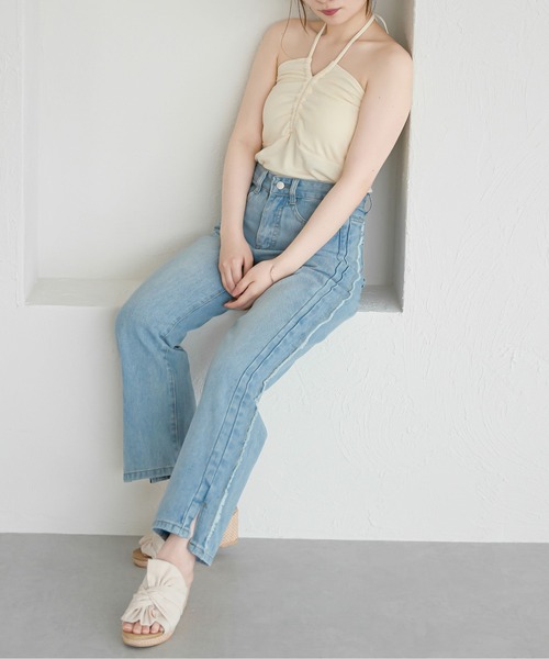Ambre Ciel(アンブルシエル)の「マルチウェイカップツキキャミ/WEB/EC限定商品(キャミソール・レディース・ブラック/アイボリー・FREE)」の11枚目の写真