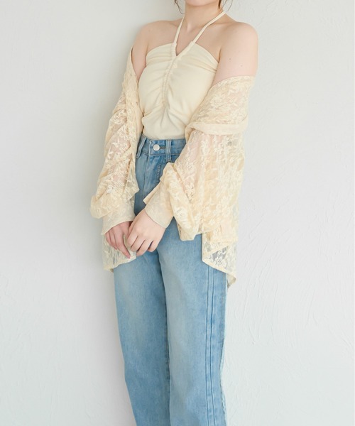 Ambre Ciel(アンブルシエル)の「マルチウェイカップツキキャミ/WEB/EC限定商品(キャミソール・レディース・ブラック/アイボリー・FREE)」の7枚目の写真