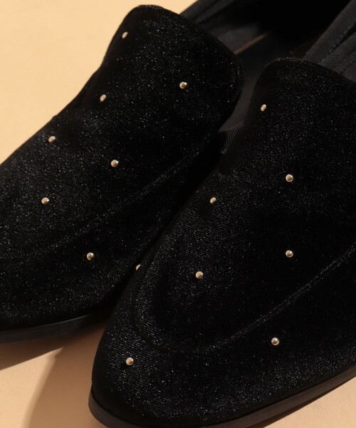 PANIER（パニエ）の「【PANIER/パニエ】スタッズベロア オペラシューズ（パンプス・レディース・ブラック・23/24）」の7枚目の写真