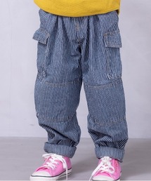 Life Support Products | 【COTTON from U.S.A】デニムカーゴパンツ/ダブルニー（90～160cm）(デニムパンツ)