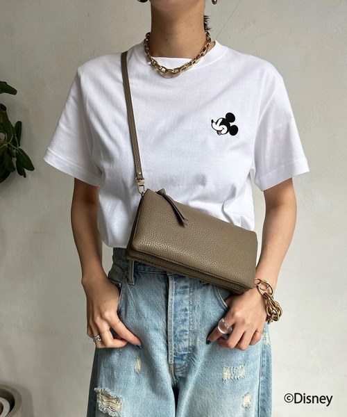 DouDou（ドゥドゥ）の「【Mickey Mouse/ミッキーマウス】刺繍Tシャツ（Tシャツ/カットソー・レディース・ホワイト/ネイビー・FREE）」の20枚目の写真