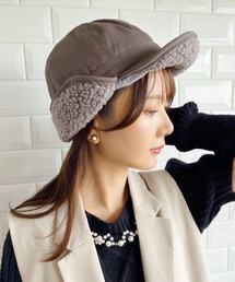 CLEA（クレア）の「裏ボアフライトキャップ（キャップ・レディース）」