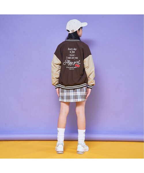 algy（アルジー）の「リバーシブルスタジャン（スタジャン・キッズ・ブラウン/チャコール/ミント・X-SMALL/MEDIUM/SMALL/XX-SMALL）」の5枚目の写真