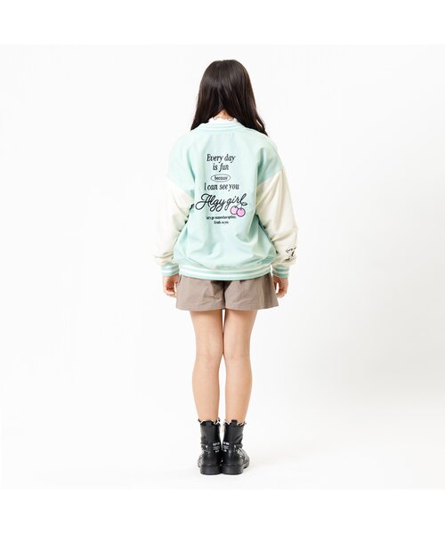 algy（アルジー）の「リバーシブルスタジャン（スタジャン・キッズ・ブラウン/チャコール/ミント・X-SMALL/MEDIUM/SMALL/XX-SMALL）」の8枚目の写真