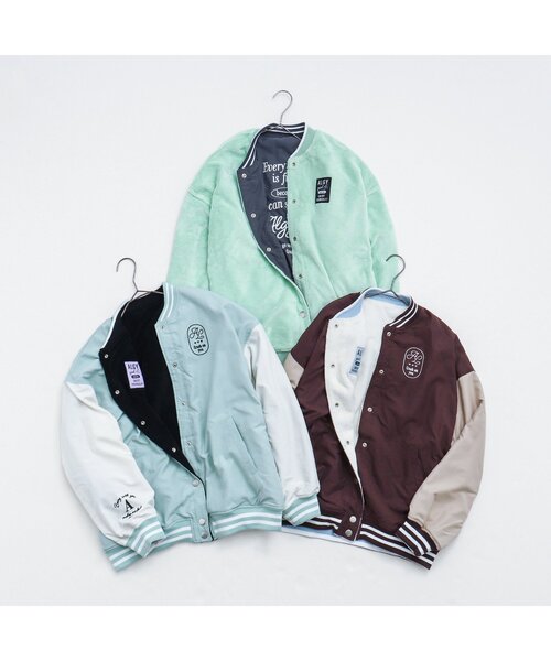 algy（アルジー）の「リバーシブルスタジャン（スタジャン・キッズ・ブラウン/チャコール/ミント・X-SMALL/MEDIUM/SMALL/XX-SMALL）」の11枚目の写真