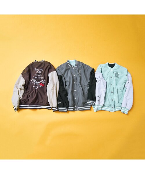 algy（アルジー）の「リバーシブルスタジャン（スタジャン・キッズ・ブラウン/チャコール/ミント・X-SMALL/MEDIUM/SMALL/XX-SMALL）」の12枚目の写真