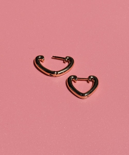 【ハート】クラゲピアス アニカイネズ ANNIKA INEZ ANNIKA INEZ ピアス Heart Hoops Sml