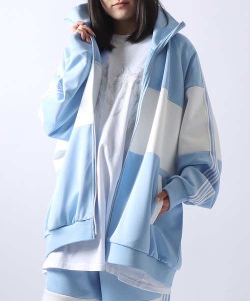 シトリー SITRY ジャージ上下セット 黒と白 ストライプ ビックシルエット シトリー SITRY ジャージ上下セット 黒と白 ストライプ ビック