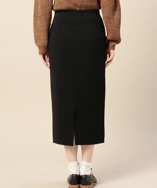 BEAUTY&YOUTH UNITED ARROWS(ビューティーアンドユースユナイテッドアローズ)の「BY コットンミラノリブミモレ丈スカート ◆(スカート・レディース・ライトグレー/ブラウン/オリーブ/ブラック/ダークグリーン・フリー)」の18枚目の写真