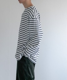 FORK&SPOON | 『WEB/一部店舗限定』FORK&SPOON　ビッグボートネックボーダー(Tシャツ/カットソー)