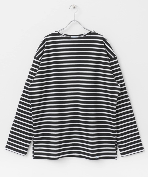 FORK&SPOON(フォークアンドスプーン)の「『WEB/一部店舗限定』FORK&SPOON ビッグボートネックボーダー(Tシャツ/カットソー・メンズ・ネイビー/ブラック系その他・6)」の13枚目の写真