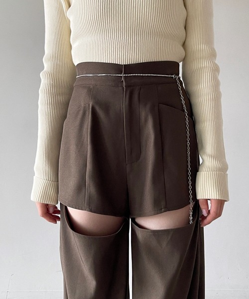 Heather（ヘザー）の「フロントスリットパンツ　973815（スラックス・レディース・ブラック/グレー/ブラウン・FREE）」の14枚目の写真