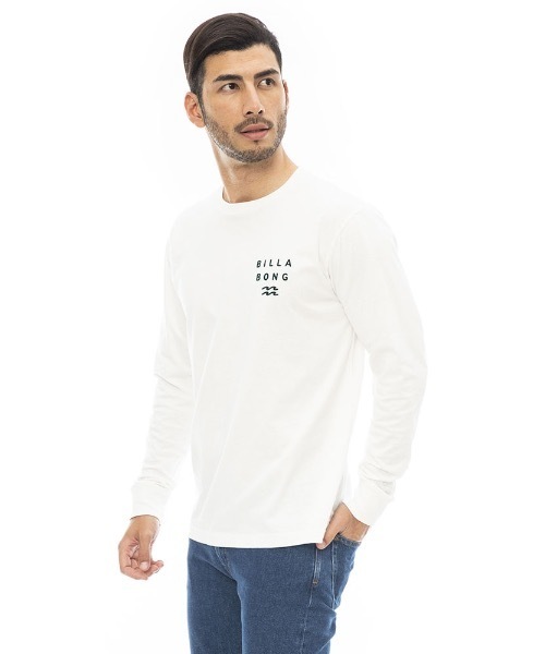 BILLABONG（ビラボン）の「BILLABONG メンズ ONE TIME ロンＴ 【2023年秋冬モデル】/ビラボンUSAコットンブランドロゴバックプリントロングスリーブTシャツ（Tシャツ/カットソー・メンズ・ブラック/グリーン系その他/オフホワイト/ネイビー・LARGE/SMALL/MEDIUM/X-LARGE）」の5枚目の写真