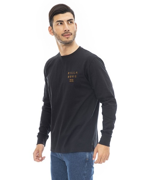 BILLABONG（ビラボン）の「BILLABONG メンズ ONE TIME ロンＴ 【2023年秋冬モデル】/ビラボンUSAコットンブランドロゴバックプリントロングスリーブTシャツ（Tシャツ/カットソー・メンズ・ブラック/グリーン系その他/オフホワイト/ネイビー・LARGE/SMALL/MEDIUM/X-LARGE）」の8枚目の写真
