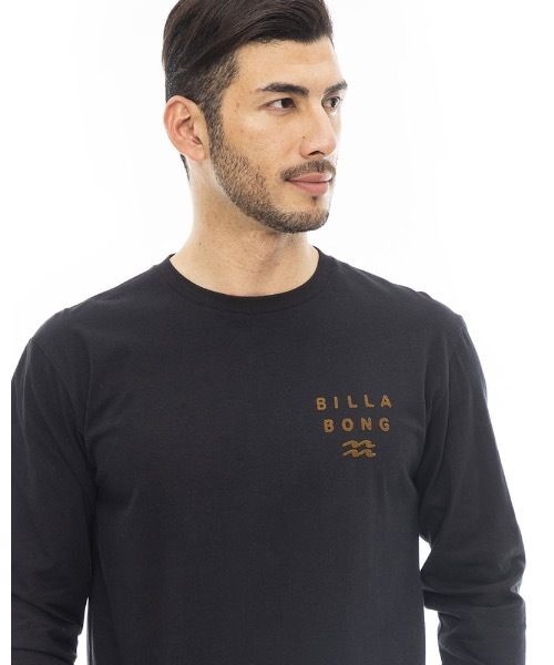 BILLABONG（ビラボン）の「BILLABONG メンズ ONE TIME ロンＴ 【2023年秋冬モデル】/ビラボンUSAコットンブランドロゴバックプリントロングスリーブTシャツ（Tシャツ/カットソー・メンズ・ブラック/グリーン系その他/オフホワイト/ネイビー・LARGE/SMALL/MEDIUM/X-LARGE）」の10枚目の写真