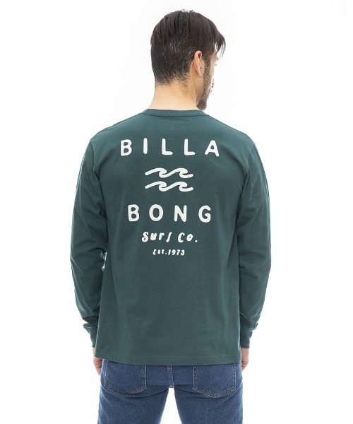 BILLABONG（ビラボン）の「BILLABONG メンズ ONE TIME ロンＴ 【2023年秋冬モデル】/ビラボンUSAコットンブランドロゴバックプリントロングスリーブTシャツ（Tシャツ/カットソー・メンズ・ブラック/グリーン系その他/オフホワイト/ネイビー・LARGE/SMALL/MEDIUM/X-LARGE）」の12枚目の写真