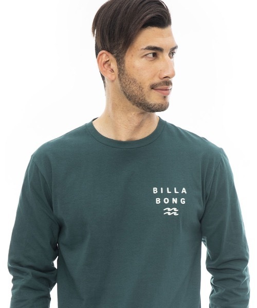 BILLABONG（ビラボン）の「BILLABONG メンズ ONE TIME ロンＴ 【2023年秋冬モデル】/ビラボンUSAコットンブランドロゴバックプリントロングスリーブTシャツ（Tシャツ/カットソー・メンズ・ブラック/グリーン系その他/オフホワイト/ネイビー・LARGE/SMALL/MEDIUM/X-LARGE）」の13枚目の写真