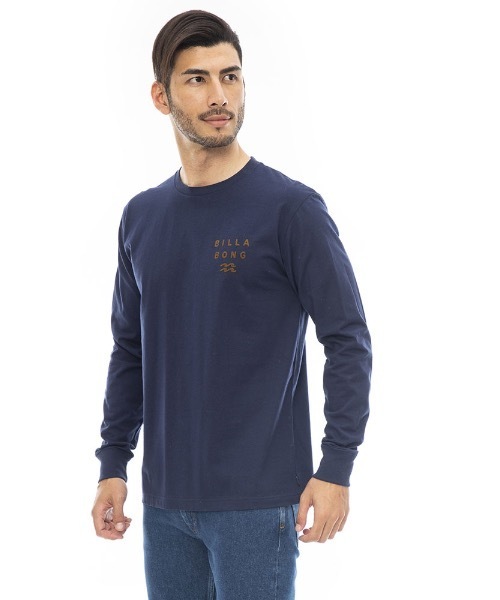 BILLABONG（ビラボン）の「BILLABONG メンズ ONE TIME ロンＴ 【2023年秋冬モデル】/ビラボンUSAコットンブランドロゴバックプリントロングスリーブTシャツ（Tシャツ/カットソー・メンズ・ブラック/グリーン系その他/オフホワイト/ネイビー・LARGE/SMALL/MEDIUM/X-LARGE）」の14枚目の写真