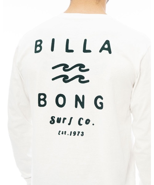 BILLABONG（ビラボン）の「BILLABONG メンズ ONE TIME ロンＴ 【2023年秋冬モデル】/ビラボンUSAコットンブランドロゴバックプリントロングスリーブTシャツ（Tシャツ/カットソー・メンズ・ブラック/グリーン系その他/オフホワイト/ネイビー・LARGE/SMALL/MEDIUM/X-LARGE）」の18枚目の写真