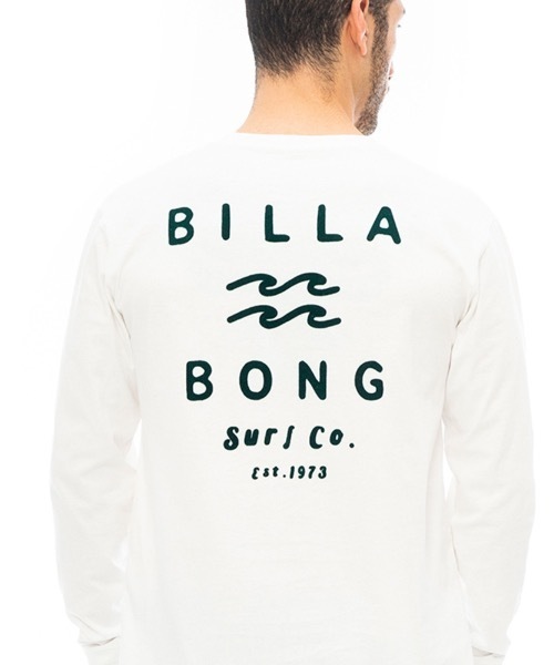 BILLABONG（ビラボン）の「BILLABONG メンズ ONE TIME ロンＴ 【2023年秋冬モデル】/ビラボンUSAコットンブランドロゴバックプリントロングスリーブTシャツ（Tシャツ/カットソー・メンズ・ブラック/グリーン系その他/オフホワイト/ネイビー・LARGE/SMALL/MEDIUM/X-LARGE）」の17枚目の写真