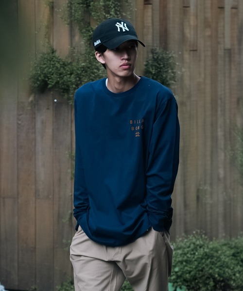 BILLABONG（ビラボン）の「BILLABONG メンズ ONE TIME ロンＴ 【2023年秋冬モデル】/ビラボンUSAコットンブランドロゴバックプリントロングスリーブTシャツ（Tシャツ/カットソー・メンズ・ブラック/グリーン系その他/オフホワイト/ネイビー・LARGE/SMALL/MEDIUM/X-LARGE）」の22枚目の写真