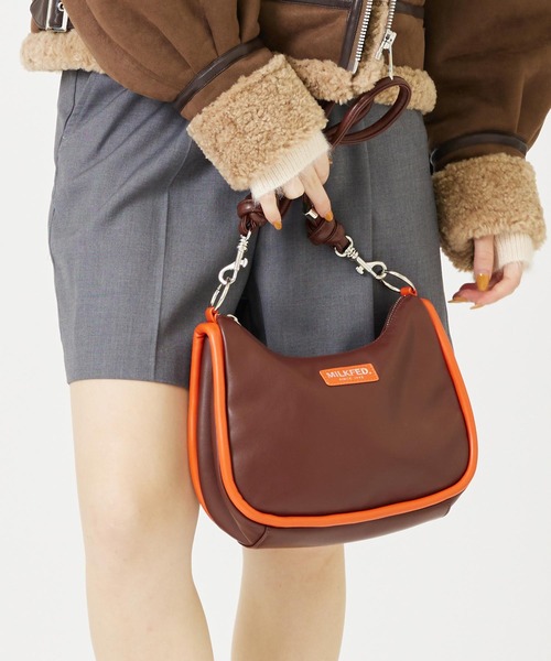 MILKFED.（ミルクフェド）の「PIPING BAG（ショルダーバッグ・レディース・ブラウン/ブルー/ブラック・ONE SIZE）」の20枚目の写真