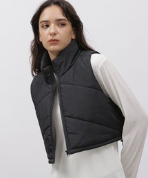 LAKOLE | シェブロンキルトクロップVベスト / 966828(ダウンベスト)