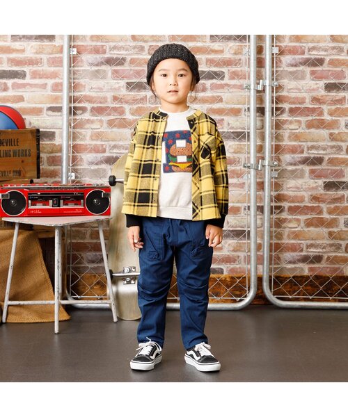 F.O.KIDS(エフオーキッズ)の「サガラ刺繍トレーナー(スウェット・キッズ・ベージュ/グレー/アイボリー・80/90/95/100/110/120/130/140/150)」の6枚目の写真