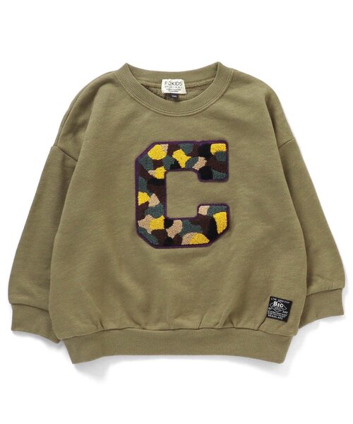 F.O.KIDS(エフオーキッズ)の「サガラ刺繍トレーナー(スウェット・キッズ・ベージュ/グレー/アイボリー・80/90/95/100/110/120/130/140/150)」の7枚目の写真