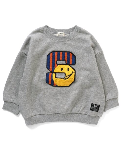 F.O.KIDS(エフオーキッズ)の「サガラ刺繍トレーナー(スウェット・キッズ・ベージュ/グレー/アイボリー・80/90/95/100/110/120/130/140/150)」の9枚目の写真