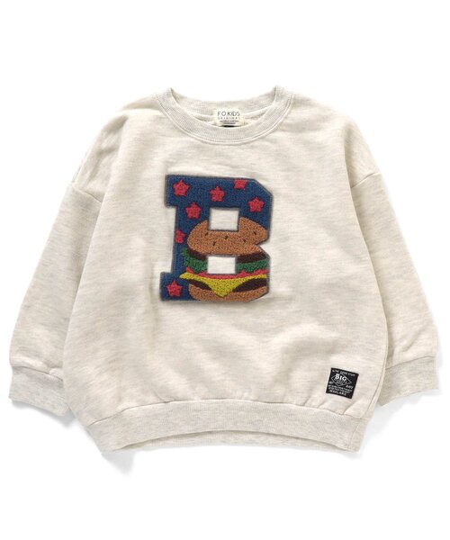 F.O.KIDS(エフオーキッズ)の「サガラ刺繍トレーナー(スウェット・キッズ・ベージュ/グレー/アイボリー・80/90/95/100/110/120/130/140/150)」の11枚目の写真
