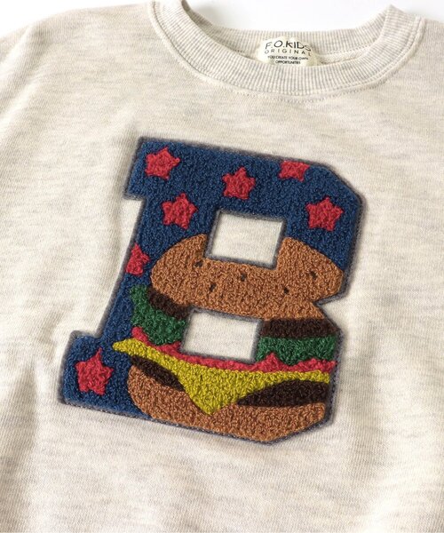 F.O.KIDS(エフオーキッズ)の「サガラ刺繍トレーナー(スウェット・キッズ・ベージュ/グレー/アイボリー・80/90/95/100/110/120/130/140/150)」の14枚目の写真