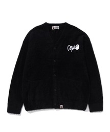 A BATHING APE（アベイシングエイプ）の「BAPE SHAGGY KNIT CARDIGAN L