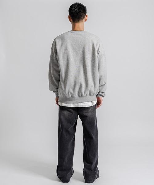 Ressaca(レサーカ)の「裏起毛スウェットプルオーバー イーグルグラフィックプリント オーバーサイズ(スウェット・レディース・グレー/ブラック/グリーン/ネイビー/オートミール・L/XL/M)」の18枚目の写真