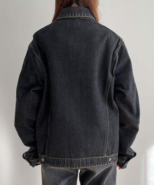 CANAL JEAN（キャナルジーン）の「YA-YA×choice_cnl　エンジニアデニムジャケット（デニムジャケット・レディース・ブラック/インディゴブルー・1/2）」の21枚目の写真