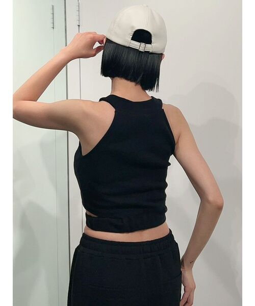 GYDA（ジェイダ）の「symmetry GYDA フェイクレザーCAP（キャップ・レディース・オフホワイト/ブラック・FREE）」の20枚目の写真