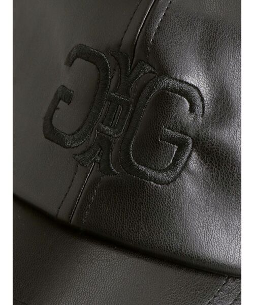 GYDA（ジェイダ）の「symmetry GYDA フェイクレザーCAP（キャップ・レディース・オフホワイト/ブラック・FREE）」の13枚目の写真