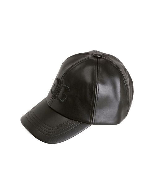 GYDA（ジェイダ）の「symmetry GYDA フェイクレザーCAP（キャップ・レディース・オフホワイト/ブラック・FREE）」の10枚目の写真
