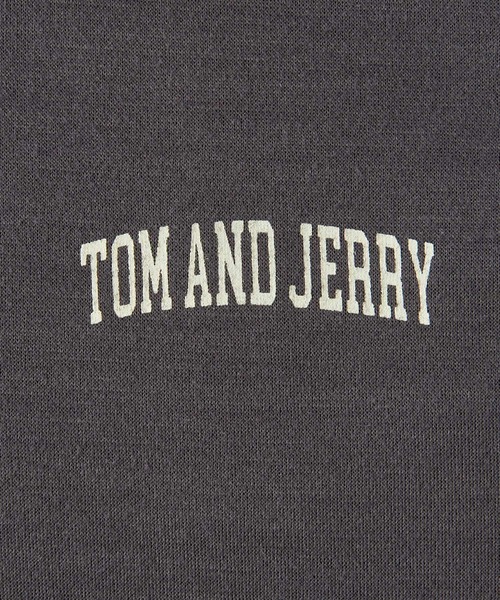 Tom＆Jerry（トムアンドジェリー）の「【 TOM&JERRY / トムとジェリー 】 ビッグシルエット バックプリント クルーネック スウェット トレーナー キッズ（スウェット・キッズ・チャコール/グレー系1/グレー系/カーキ/ブラック系/ベージュ/ネイビー系/ライトグレー・120/110/150/140/160/130）」の14枚目の写真
