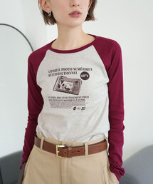 SLOBE citron. | SLOBE citron. petit raglan Dog TEE(Tシャツ/カットソー)